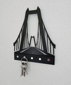 Alternative view of Die Rheinbrücke von Emmerich - Schlüsselbrett