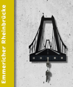 Die Rheinbrücke von Emmerich - Schlüsselbrett