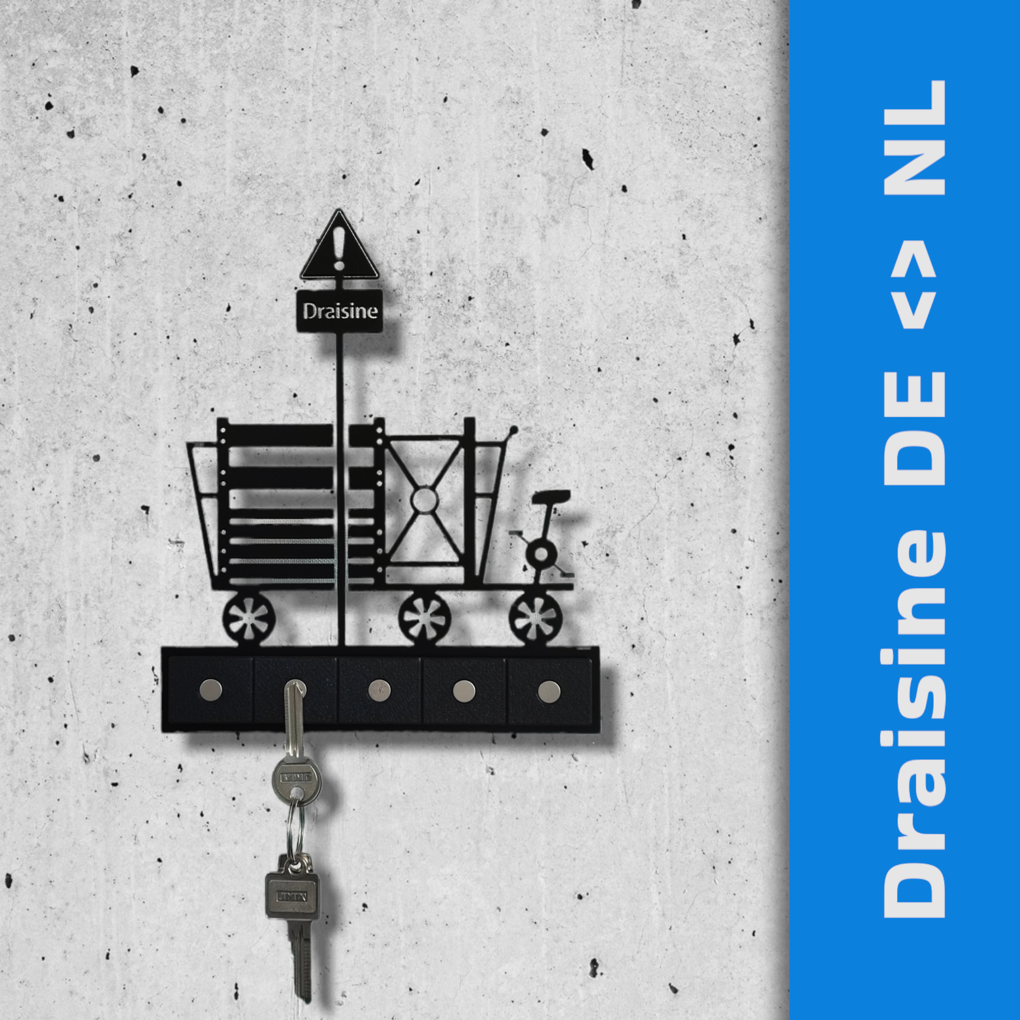 Die Draisine von Kranenburg - Schlüsselbrett